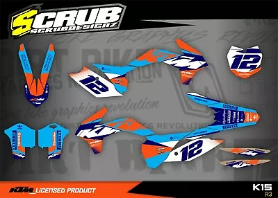 KTM SX SXf 2013 2014 2015 125 150 250 350 450 Graphics Decals Stickers XC XCf • $173.94