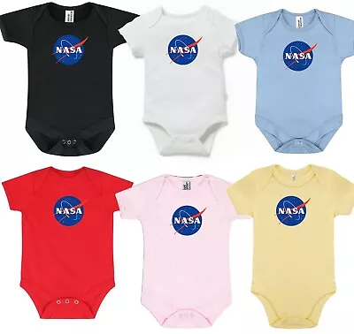 Nasa Space Logo Astronaut Trendy Baby T-shirt Baby Body Suite  Infant Clothes • £9.99