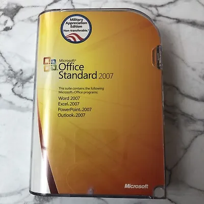 Microsoft Office Standard 2007 Windows Product Key Word Excel PowerPoint Outlook • $29.95