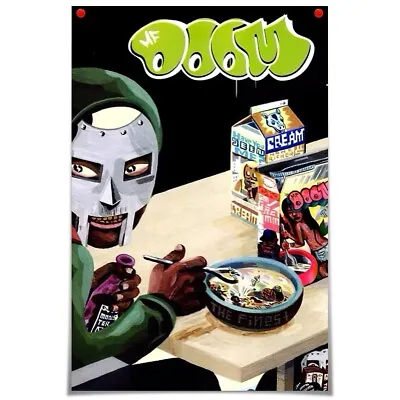 MF DOOM Mm..Food Rapper Music Poster Print Wall Art Mural Unframed 16x24in • $14.98