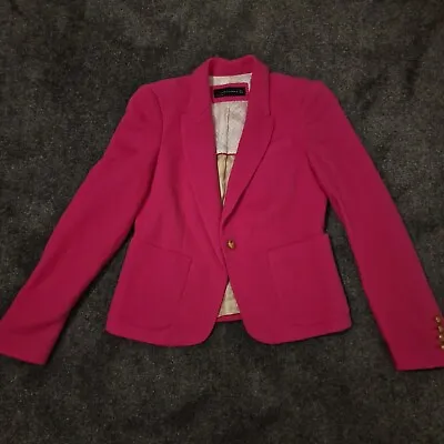 Zara Blazer Bright Pink Size Small  • £12