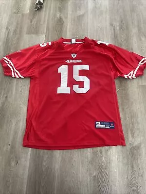 Reebok NFL On Field San Francisco 49ers Michael Crabtree #15 Jersey Size 56 Nice • $39.99