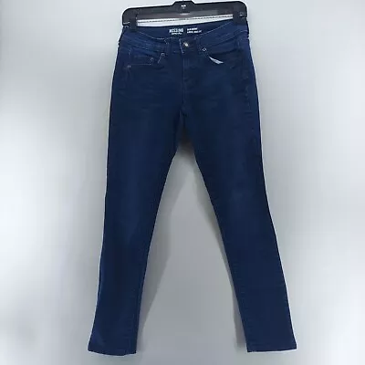 Mossimo Women's Slim Skinny Size 9 Jean Dark Blue Juniors  • $8