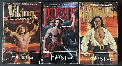 3 Fabio Books- Rogue  Pirate  Viking • $12.99