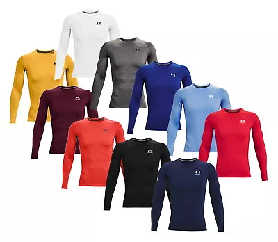 Under Armour UA Mens HeatGear Armour Compression Long Sleeve Shirt 1361524 - New • $27.95