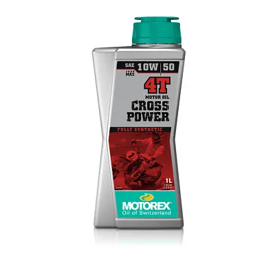 Motorex Engine Oil Motorcycle Oil Cross Power 4T 10W/50 (22.95 EUR/l) • $24.45