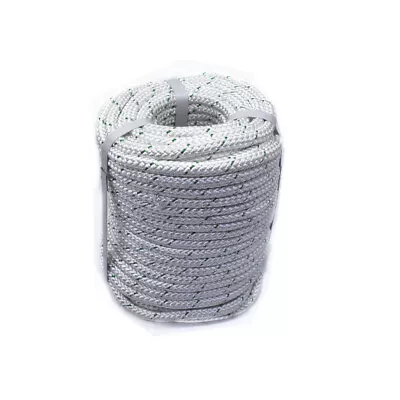 NEW 100FT Double Braid Polyester Rope 3/8 4800Lbs BREAKING STRENGTH US • $23.13