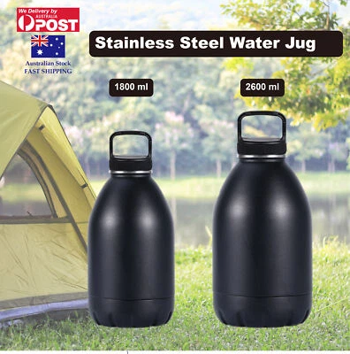 $49.99 • Buy Large Stainless Steel Water Bottle Vacuum Insulated Double Wall Thermos Flask