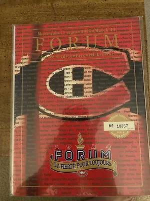 1996  Montreal Canadiens (NHL) Original Commemorative Magazine • $9.99