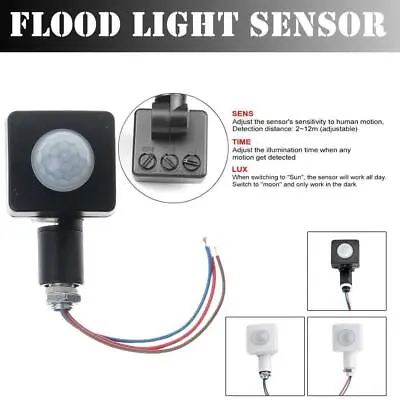 Automatic Infrared PIR Motion Sensor Switch For LED Light Outdoor • £6.99