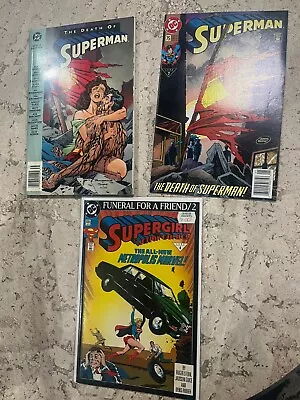 DC COMICS 1992/93/94 Vintage Lot Of 21: Superman Batman Spiderman • $60