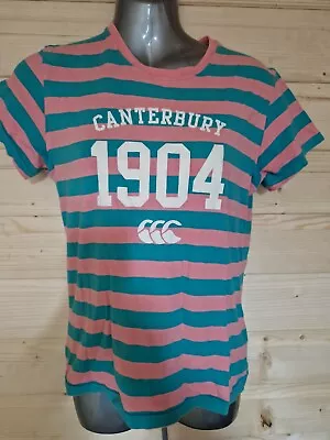 Canterbury Rugby Womens T Shirt Size 12 Very Good Condition • £8.50