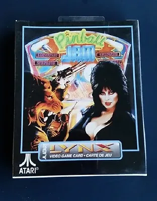 PINBALL JAM Atari Lynx NEW Factory Sealed WITH Elvira • $59.36