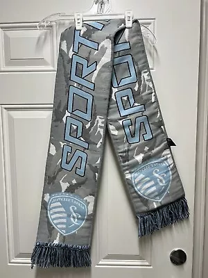 Kansas City MLS Sporting KC Ruffneck Scarves Tassle Scarf 7 X 63 Rare Camouflage • $6.25