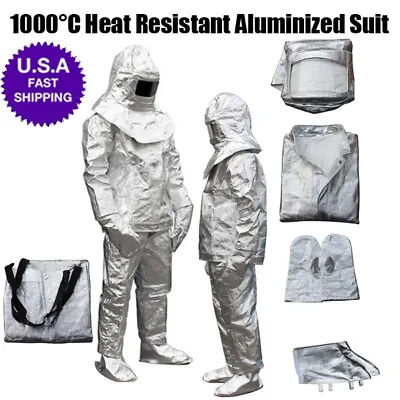 $129 • Buy Fireproof Cloth Thermal Radiation Heat Resistant Aluminized Suit L Size