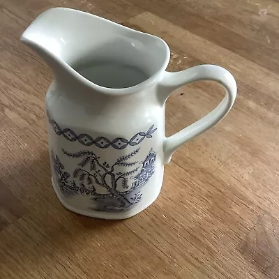 Royal Staffordshire Willow Pattern Blue Ironstone J & G Meakin Milk Jug England • £5