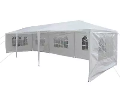 10'x30' Party Tent Wedding Commercial Gazebo Marquee Canopy With White Walls • $110.99