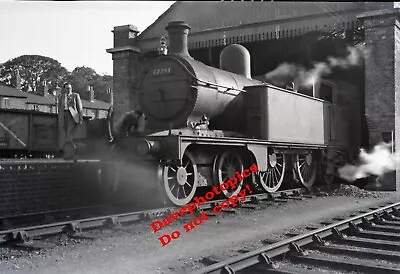 B&W Railway Negative (6mx9cm) 67394   C12  4-4-2T On 6.20pm Essendine Train  @ S • £3.75