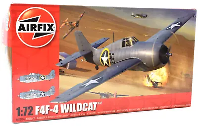 Airfix F4F-4 Wildcat 1:72 Scale Plastic Model Airplane Kit A02070A • $14.99