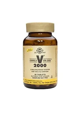 Solgar Formula VM-2000 Multinutrient  90 Tablets Brand New Long Expiry Date • £22.49