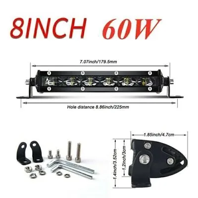 Slim 6D 14  20  26 32  LED Work Light Bar Spot Flood Fog Driving ATV SUV Offroad • $12.99