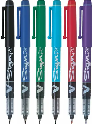 £2.99 • Buy Pilot V Sign Pen - Liquid Ink Fibre Tip 2.0mm Marker - Available In 6 Colours