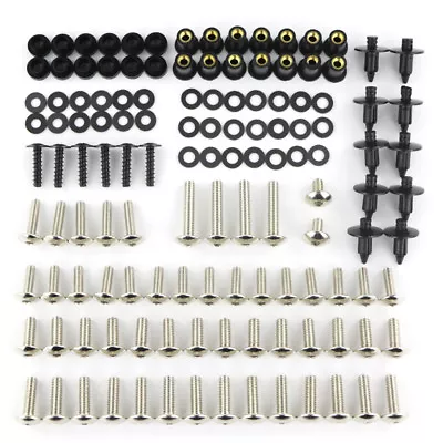 $32.95 • Buy Motorcycle Steel Kit Complete Fairing Bodywork Screws Nut Bolts Fit For KAWASAKI
