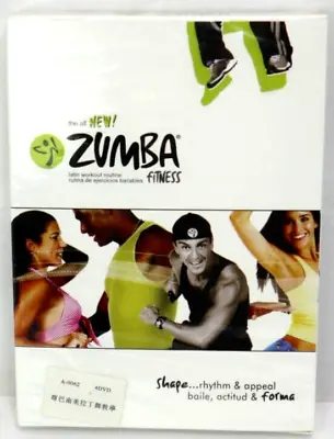 All New Zumba Fitness Shape Rhythm And Appeal Baile Actitud & Forma 4 Disc DVD • $31.99