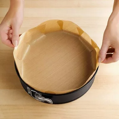 Non-stick Reusable Baking Mat Cake Tin Liner  Oilpaper Round 6/8inch • £4.04