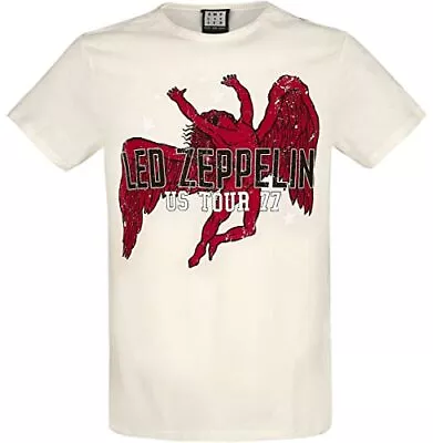 LED ZEPPELIN - Led Zeppelin Us Tour 77 Icarus Amplified Vintage Whit - I600z • £22.89