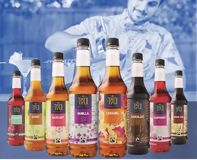 Tate & Lyle Pure Cane Fairtrade Gourmet Beverage Syrups (750ml Plastic Bottles) • £8.49