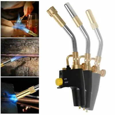 Gas Torch Mapp Gas Blow Torch Map Propane Gas Soldering Brazing Plumbers Tool • $39