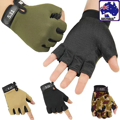 Tactical Cycling Gloves Half Finger Military Outdoor Bicycle Sport Bike CGLO21 • $7.50