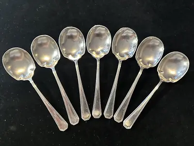 Set Of 7 Silver Plated Spoons - Mappin & Webb - Mappin Plate • £17.59