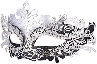 Masquerade Ball Mask Mardi Gras Decorations Venetian Graduation Mask For Womens • $23.95