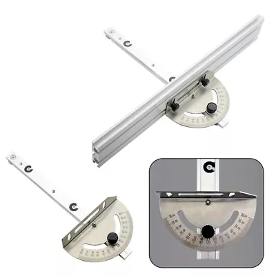 Precise Miter Gauge Adjustable Angle Ruler For Woodworking Table Saw Pusher • $49.80