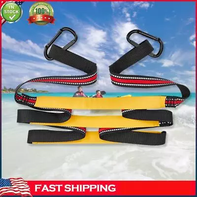 Belt Ladder Portable 3 Step Boarding Ladder For Yacht Kayak Motorboat Canoeing • $17.69