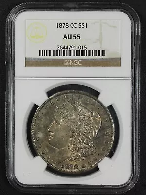 1878 CC Carson City Morgan Silver Dollar NGC AU 55 • $334