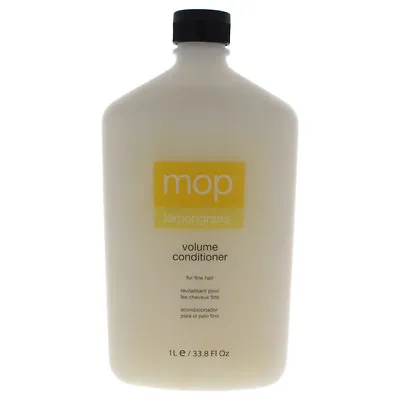 $33.97 • Buy Lemongrass Volume Conditioner By MOP For Unisex - 33.8 Oz Conditioner