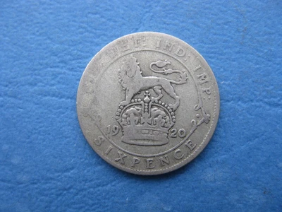 £1.20 • Buy C185   1920 GEORGE V Silver SIXPENCE