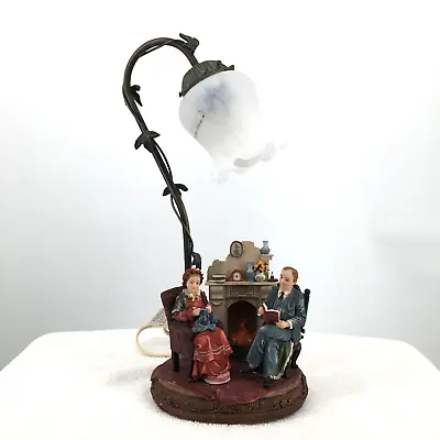 Rare Montefiori Tulip Shade Table Lamp Italy Design Victorian Style • $139.99