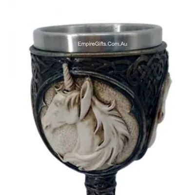 (1) Medieval Unicorn Goblet Wine Chalice Collectable • $37.95
