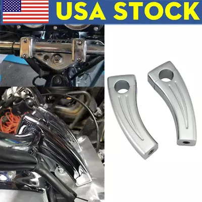 Motorcycle Chrome 6  Handlebar Risers For Honda VTX 1300 Tourer Retro 1  Bar • $52.46