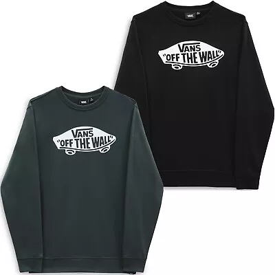 Vans Mens Classic Off The Wall Crew Neck Sweater Sweatshirt Top • £53