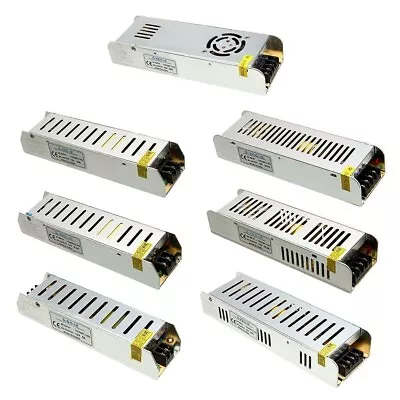 Transformer LED Driver Power Supply AC230V- DC12V Slim For LED Strip UK 60W-360W • £17.51