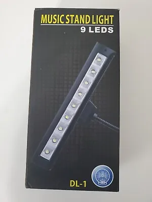 Donner DL-1 Music Stand Light 9 LEDS Flexible Neck Battery Or Power Adapter • $12.99