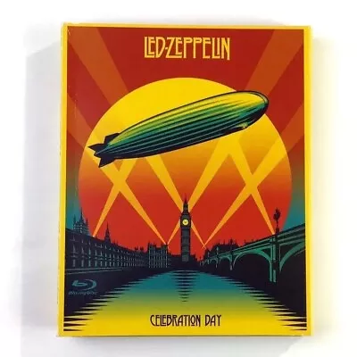 Led Zeppelin Celebration Day 2 CD + Blu Ray Box Set 2007 O2 Arena London Reg B • $33.95