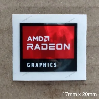 Amd Radeon Sticker 17mm X 20mm - Free Shipping • $6.66