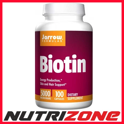 £6.10 • Buy Jarrow Formulas Biotin 5000mcg Hair Nails Health 100 Caps BEST BEFORE 30/11/2023