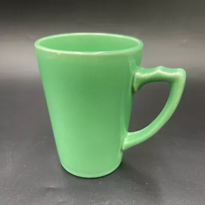 Vintage Homer Laughlin Riviera Art Deco Fiesta Green Handled Coffee Tea Mug • $50